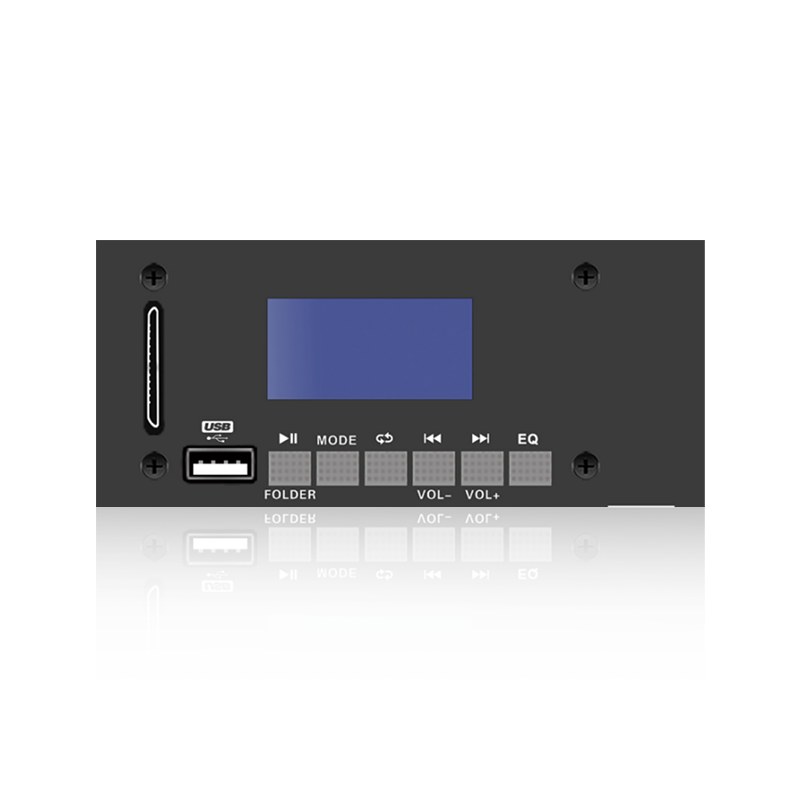 LCD6226: Sé Cnaipe SD/USB Nascóir LCD Scáileán Seinnteoir MP3 le Bluetooth, TWS