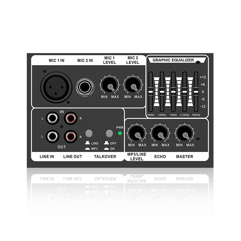 PL13-5EQ+AC: Modúl Feidhmeach Analógach Cothrománach Tosaíochta Dhá Mic agus Tosaíocht Mic le haghaidh Aimplitheoir Aicme AB