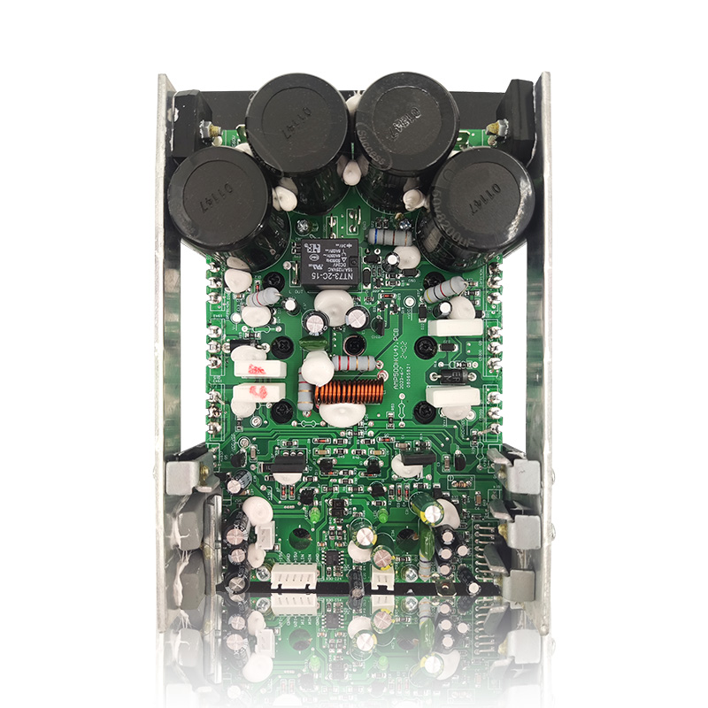 AMP500H+7294: LP 400W+HP 100W Aschur Cumhachtach le Modúl Aimplitheoir Cumhachta Aicme H Radaitheora Alúmanam U-chruthach
