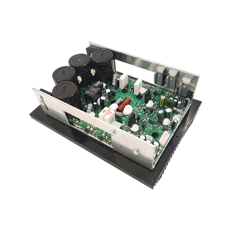 AMP500H+7294: LP 400W+HP 100W Aschur Cumhachtach le Modúl Aimplitheoir Cumhachta Aicme H Radaitheora Alúmanam U-chruthach