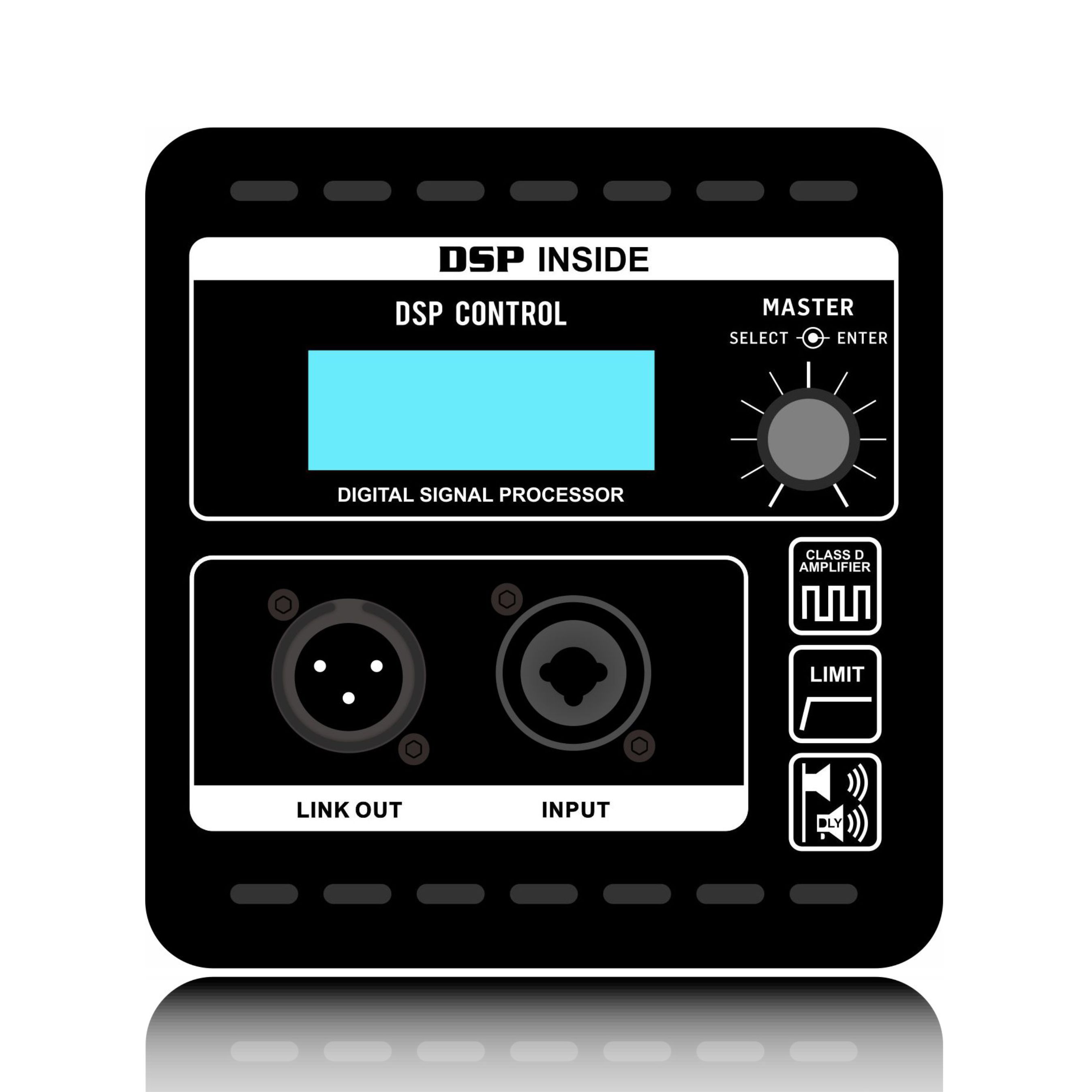 QMC800X: Rialú DSP aon-chnap le scáileán LCD Córas eagar líne gairmiúil Modúl DSP