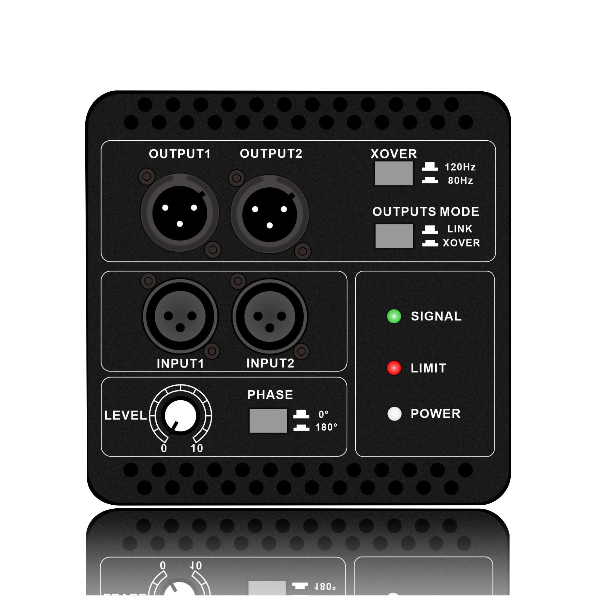 S15SUB: Dhá Chainéal isteach agus Modhanna Aschuir Inaistrithe Modúl Feidhme Subwoofer
