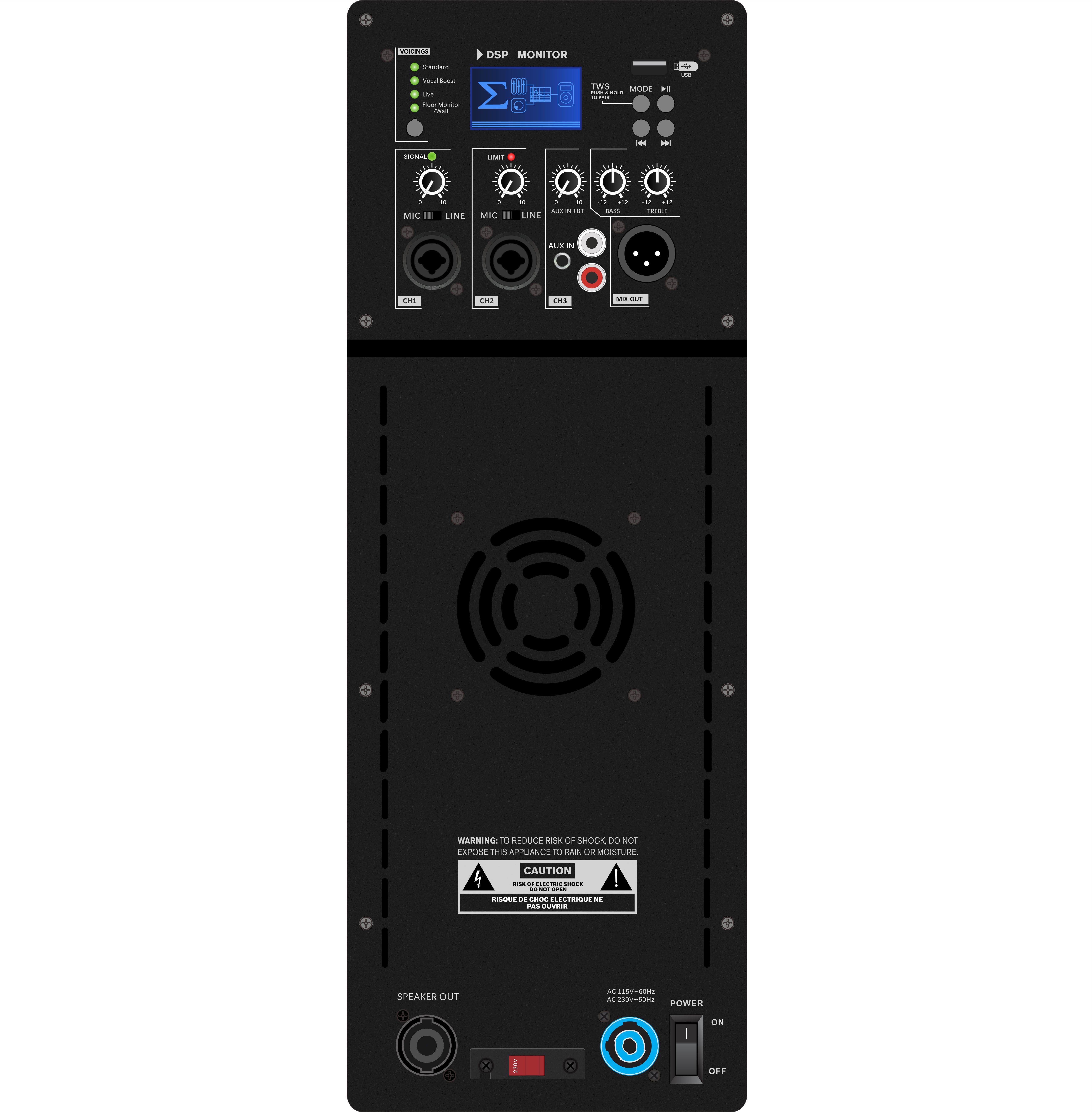 DSP1807-1.1 LLC Amplifier Cumhachta Ard-Iontaofachta Aicme D Athshondach