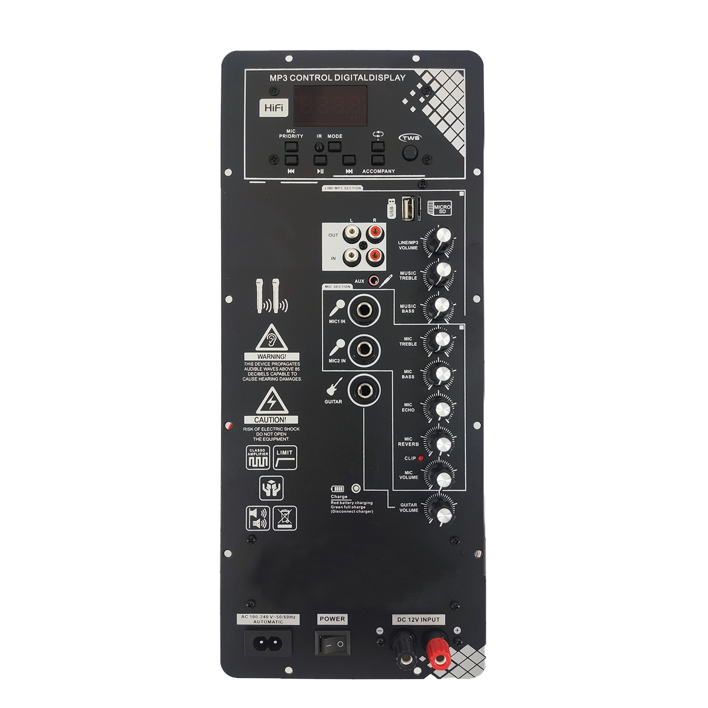Aicme D Raon iomlán Amplifier Callaire Karaoke BOOM10