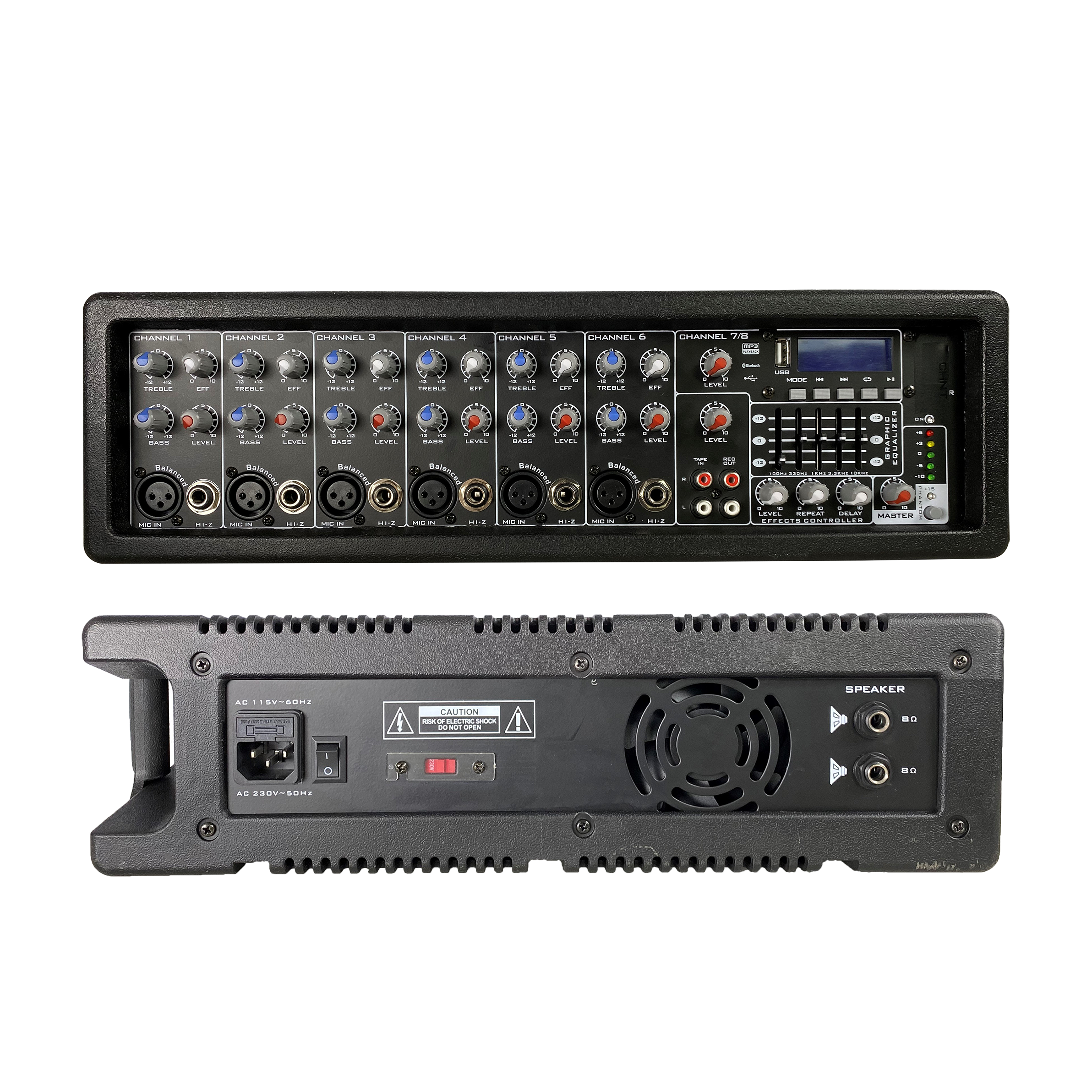 Bosca Plaisteacha Powered 8 Channel PA Meascthóir SD506