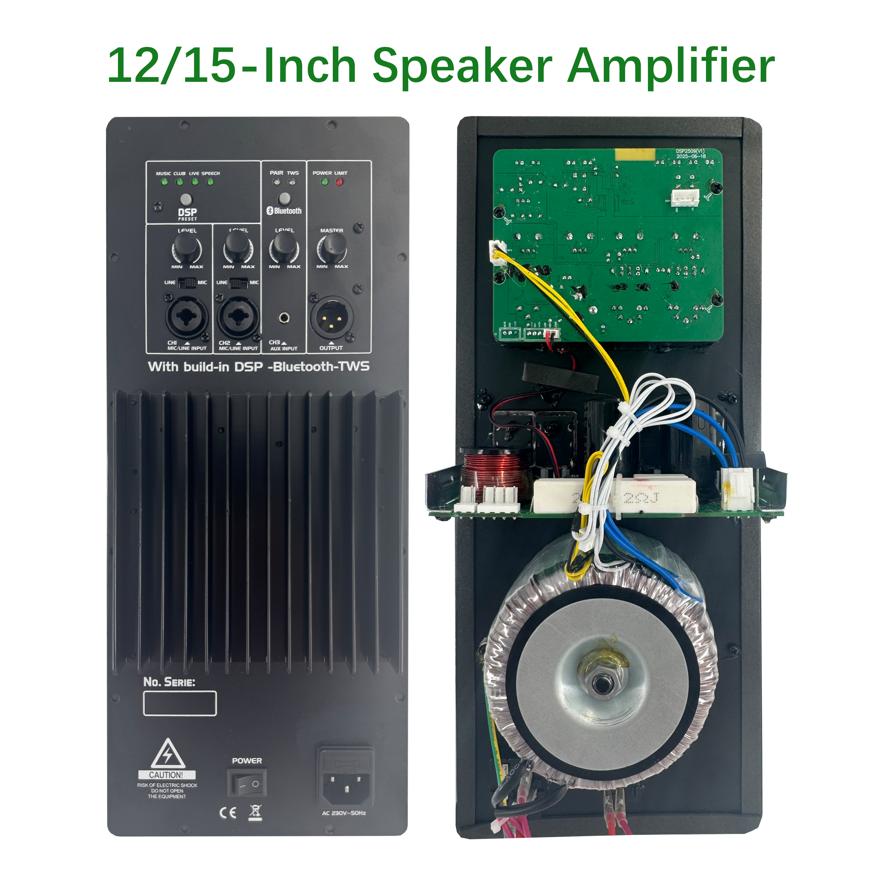DSP2509 Ardchostas-Feidhmíochta Amplifier Aicme AB Aicme le DSP