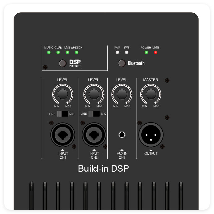 DSP2509 Ardchostas-Feidhmíochta Amplifier Aicme AB Aicme le DSP